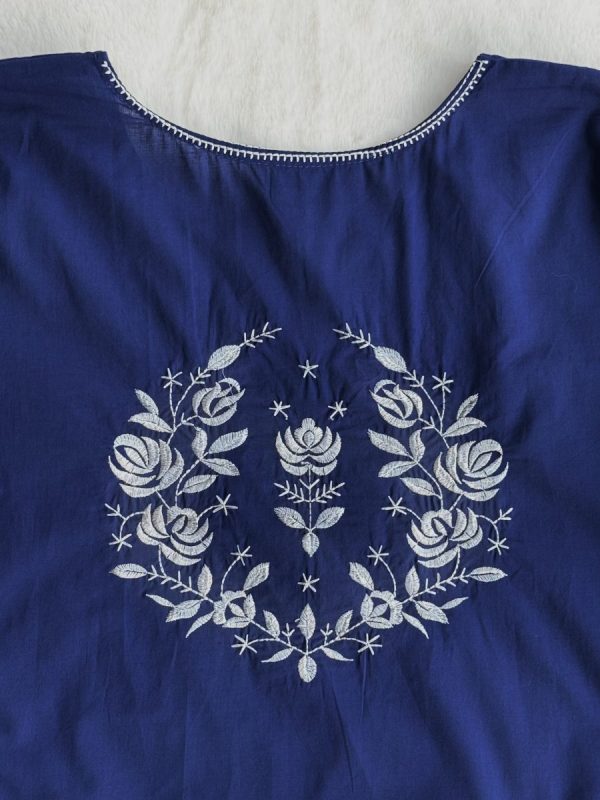 KCH0008:Breezy Blue Kurta Pant Set - Image 4