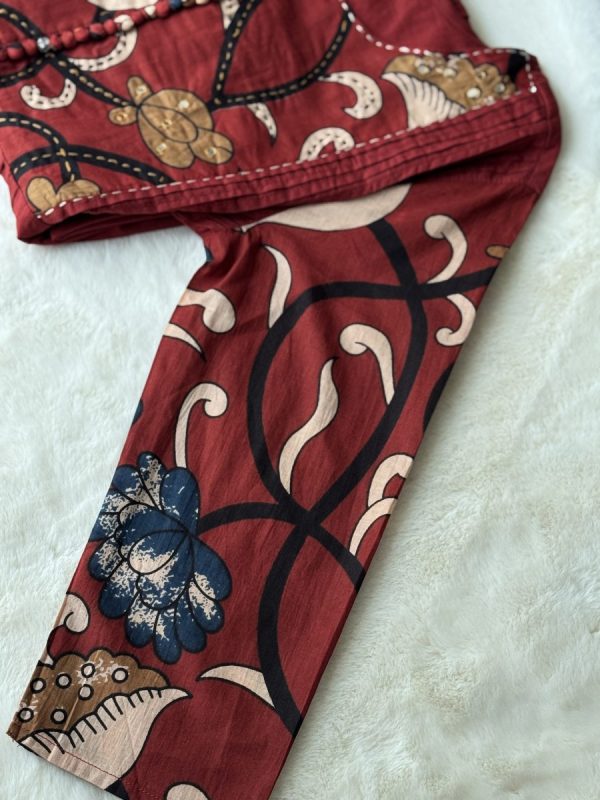 KCH0024:Kalamkari Pure Mul Cotton Kurta Suits - Image 10