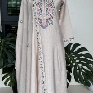 KCH0035:Ethereal Pastel Embroidered Kurta Suit