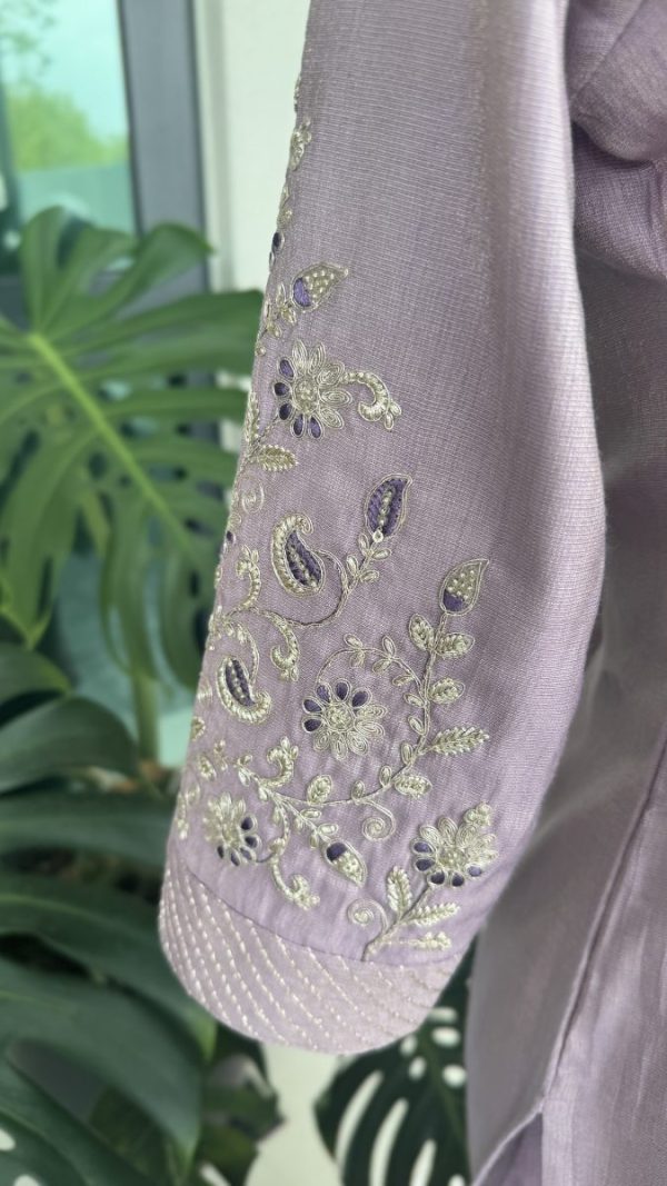 KCH0041:Dusky Lavender Kurta Suit - Image 5