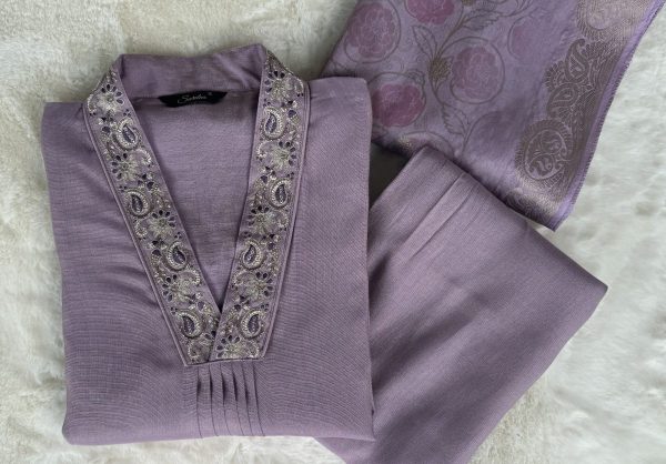 KCH0041:Dusky Lavender Kurta Suit