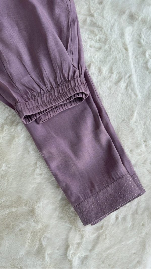 KCH0041:Dusky Lavender Kurta Suit - Image 3