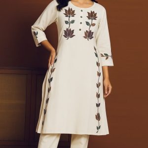 KCH0049:Soft Khadi Cotton Coord Set