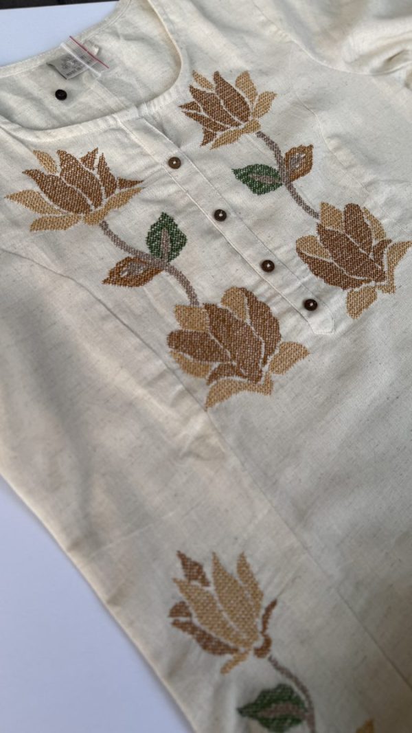 KCH0047:Soft Khadi Cotton Coord Set - Image 7