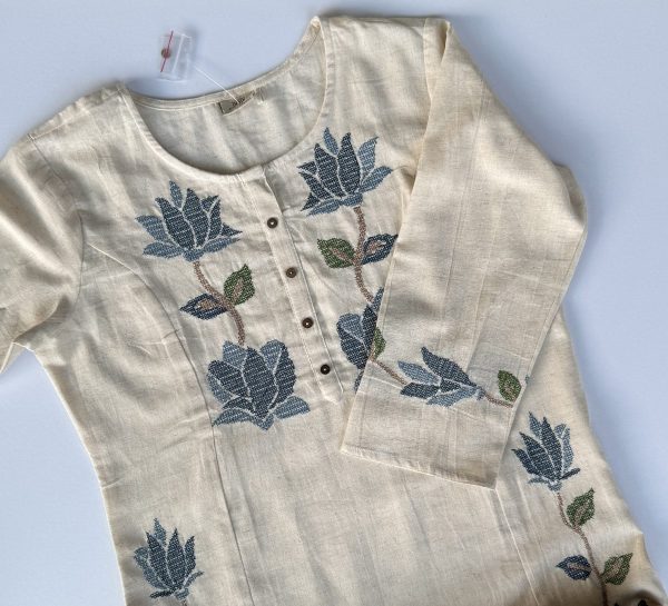 KCH0048:Soft Khadi Cotton Coord Set - Image 5
