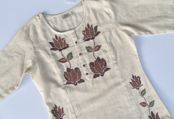 KCH0049:Soft Khadi Cotton Coord Set - Image 6