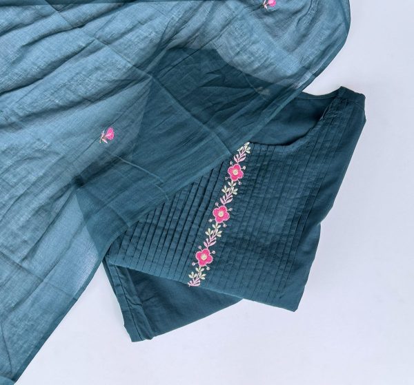 KCH0056:Floral Charm Cotton Kurta Suit - Image 4