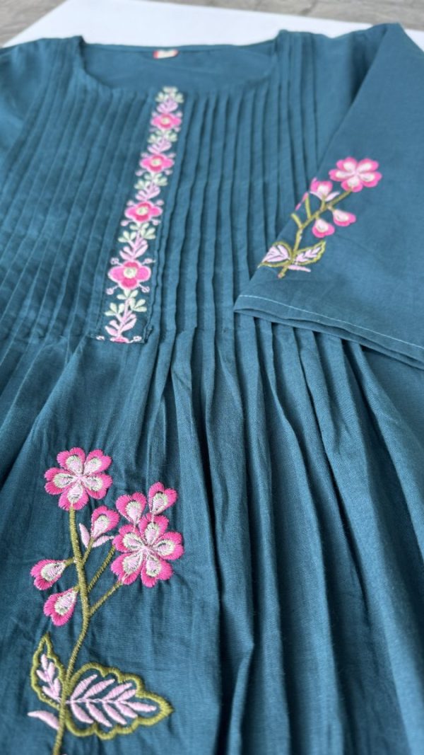KCH0056:Floral Charm Cotton Kurta Suit - Image 6