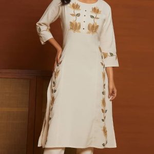 KCH0047:Soft Khadi Cotton Coord Set