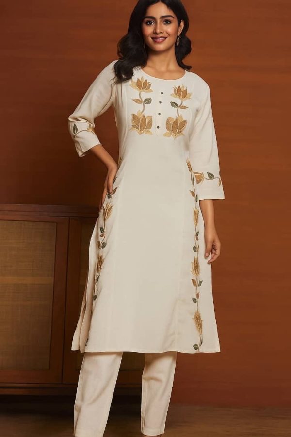 KCH0047:Soft Khadi Cotton Coord Set