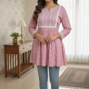 KCH0088:Rosewood Block Print Tunic