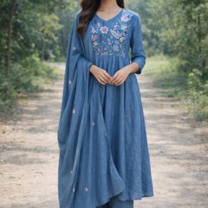 KCH0105:Neel Vira Mul Cotton Suit