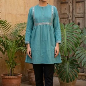 KCH0111:Emerald Cotton Tunic