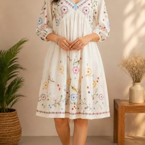 KCH0123:Khadi Cotton Short Dress