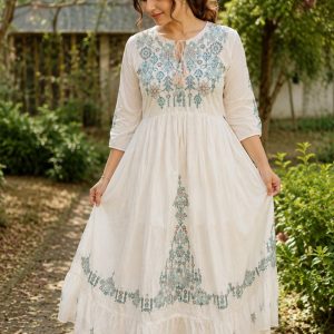 KCH0126:Khadi Cotton Midi Dress
