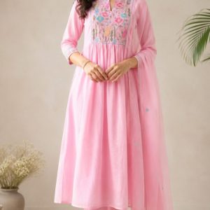 KCH0129:Gulabi Mul Cotton Suit