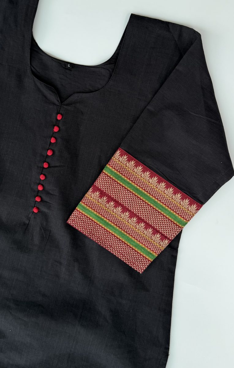 KCH0133:Chettinad Heritage Handloom Suit - Image 4